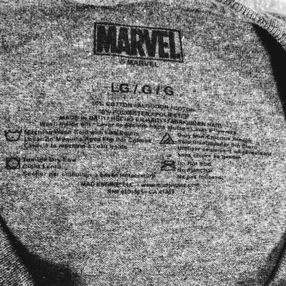 NWOT*DEADPOOL MARVEL TEE SHIRT*MEN SIZE L* "MERC WITH A MOUTH" - Picture 4 of 4